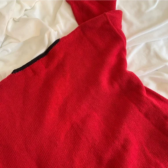 Vintage Nutcracker Red Christmas Bears Cardigan SZ L - Picture 7 of 15